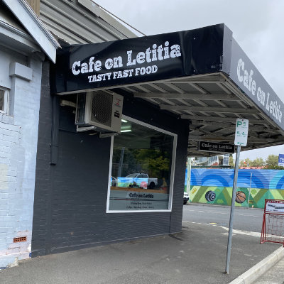 Cafe on Letitia for breakfast in North Hobart